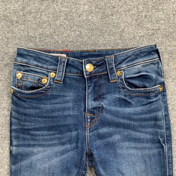 True Religion Jeans Womens 25 Blue High Rise Jennie Curvy Skinny Stretch Denim - Picture 4 of 16